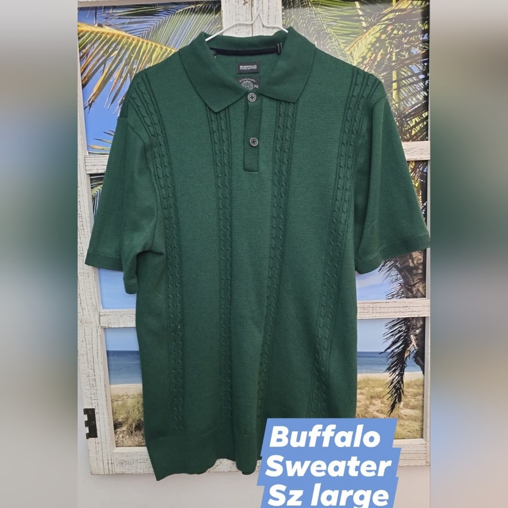 Buffalo David Britton mens sweater sz large